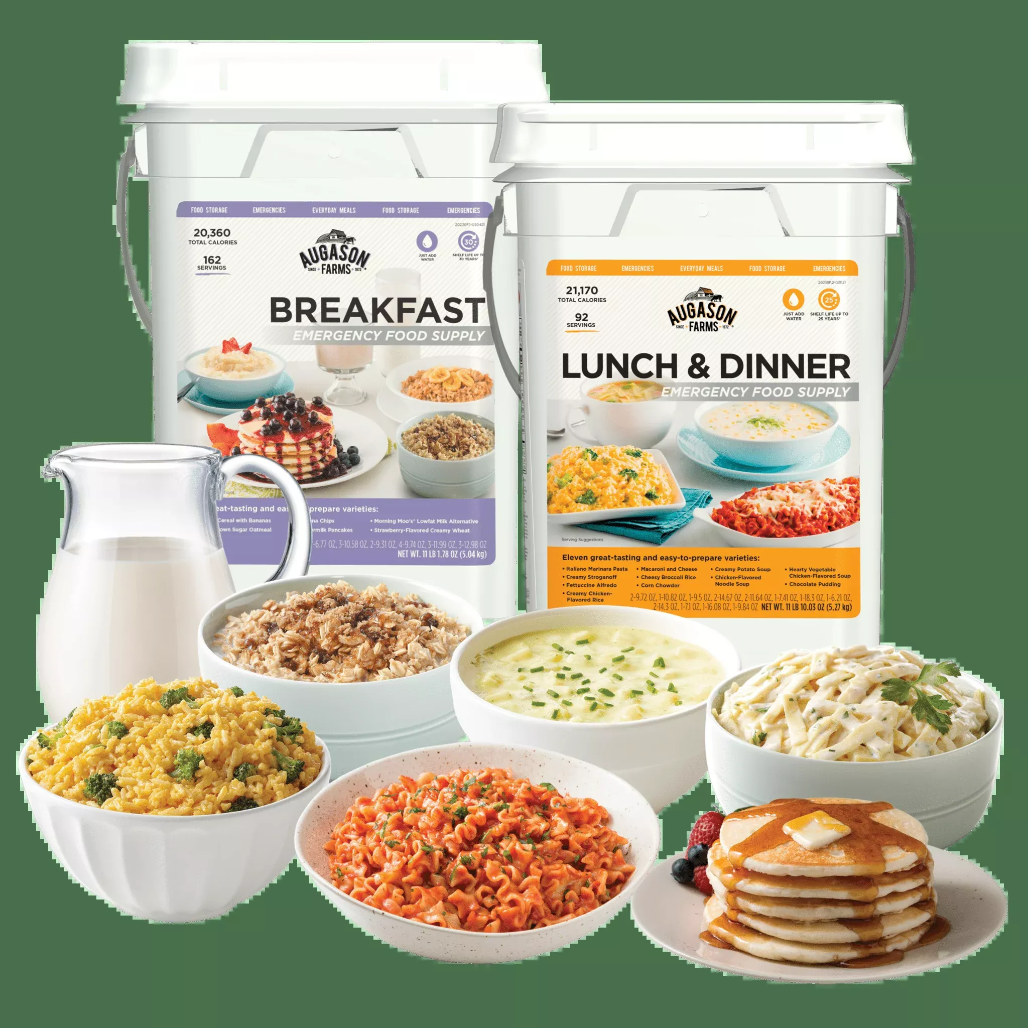 Breakfast, Lunch & Dinner Variety Kit, 254 Servings (SC)