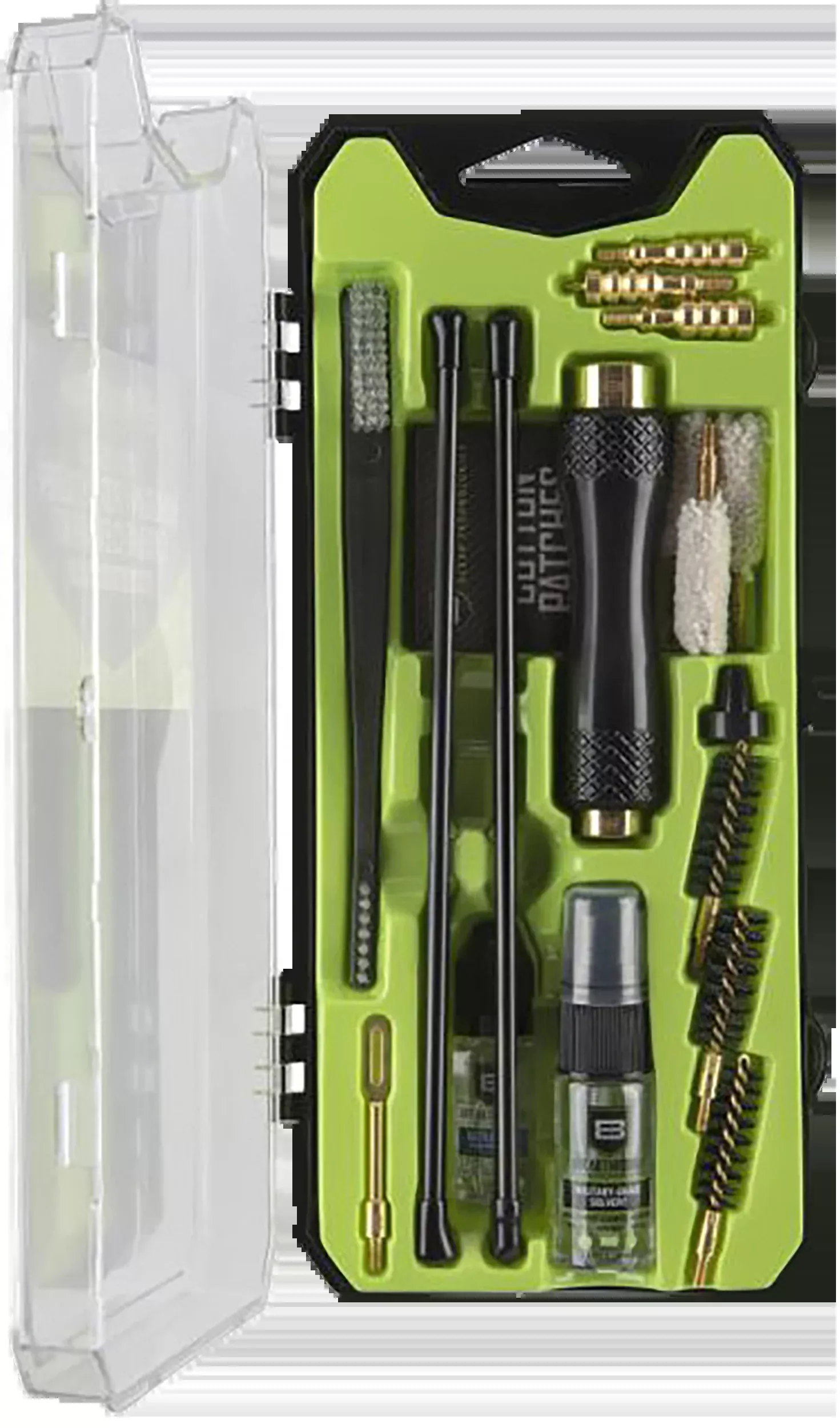 Breakthrough Clean Vision Series Gun Cleaning Kit for Handgun & PCC, 9mm–.45 Cal, Plastic Case BTCCCHGPCC