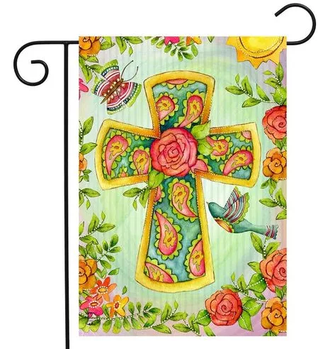 Briarwood Lane Joyful Cross Garden Flag #GFBL-G00768