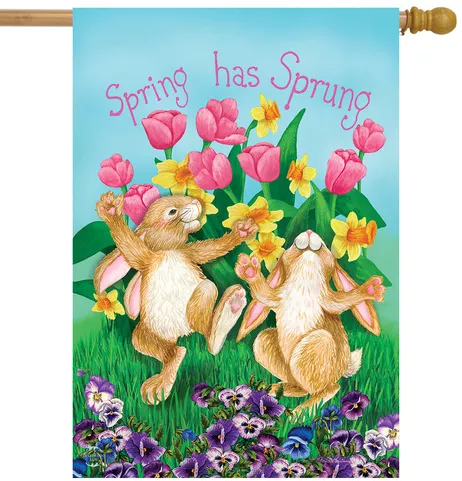 Briarwood Lane Spring Has Sprung House Flag #H00806