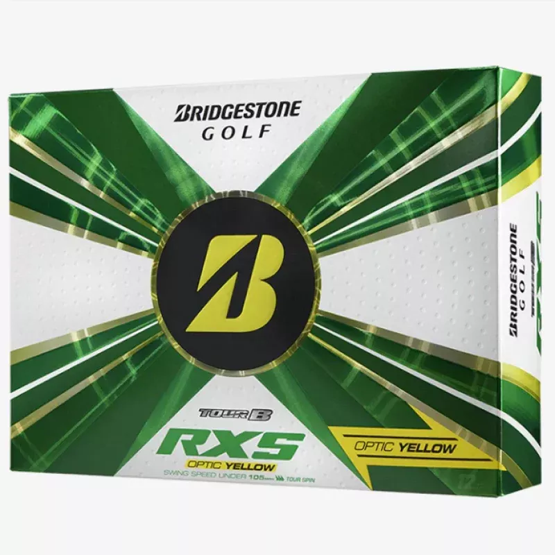 Bridgestone Tour B RXS 2022 Golf Balls-Dozen Yellow