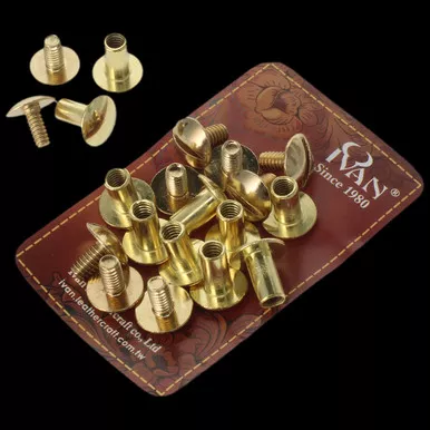 Brisa Chicago Screws 0,7-L14mm Brass