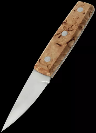Brisa Crafter 70 Curly Birch Fixed Blade