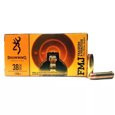 Browning B191800382 38 Special 130GR FMJ50 Rounds