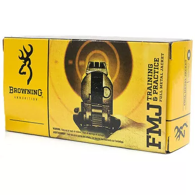 Browning B191800402 40 S&W 165 GR FMJ 50 Rounds