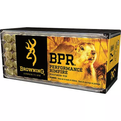Browning B195117050 BPR 17HMR 17 GR Poly Tip 50 Rounds