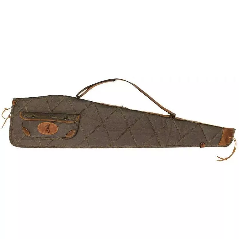Browning Flex Lona Canvas/Leather Scoped Rifle Case