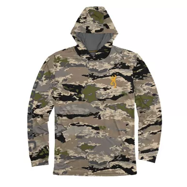 BROWNING Hooded Ovix Long Sleeve Tech Shirt (301086340)