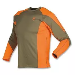 Browning Men's NTS Upland Shirt - Khaki/Blaze - L