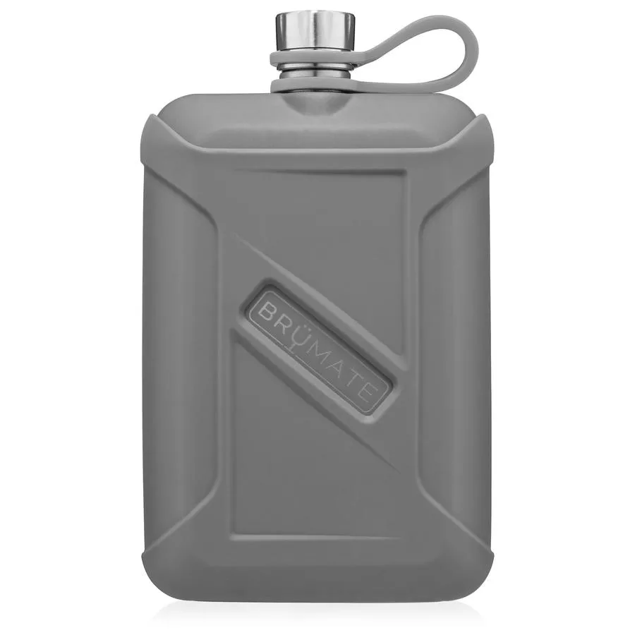 BruMate Liquor Canteen Matte Gray #LC8G-M