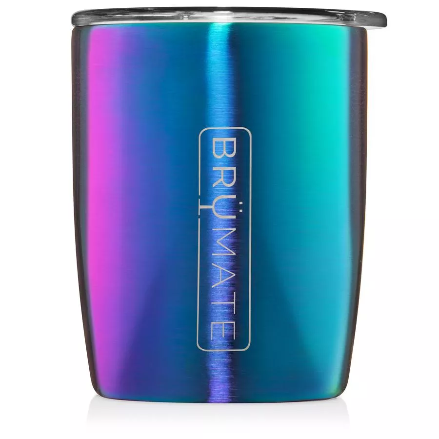 BruMate Rocks Tumbler 12oz Rainbow Titanium #LB12ELE