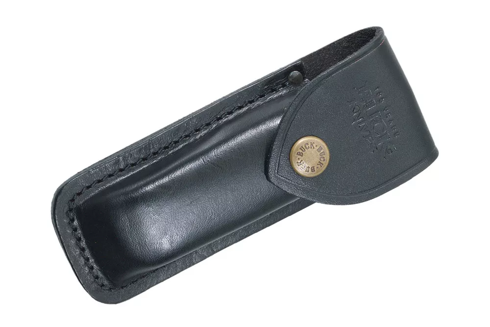 Buck Knives 110 Folding Hunter Black Genuine Leather Sheath