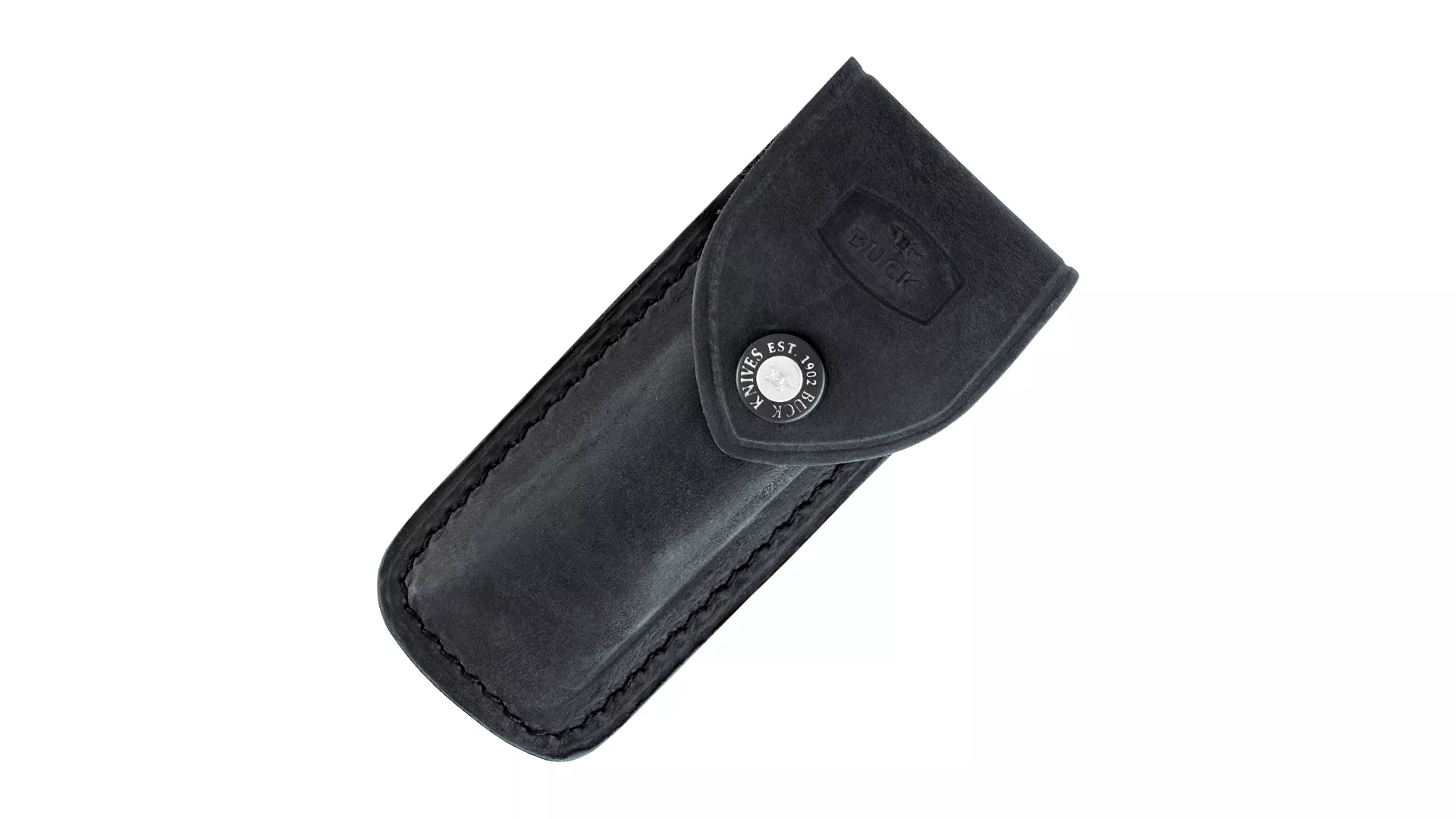 Buck Knives 112 Ranger Distressed Black Genuine Leather Sheath