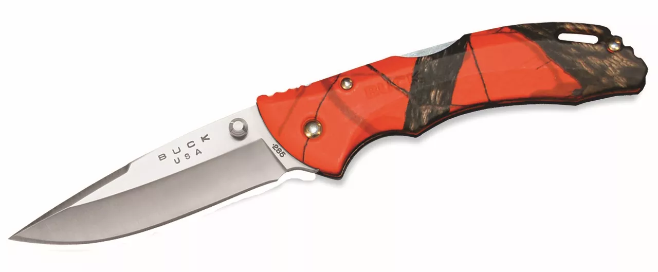 Buck Knives 285 Bantam? Blw Mossy Oak Orange Blaze Folding Knife 285Cms9
