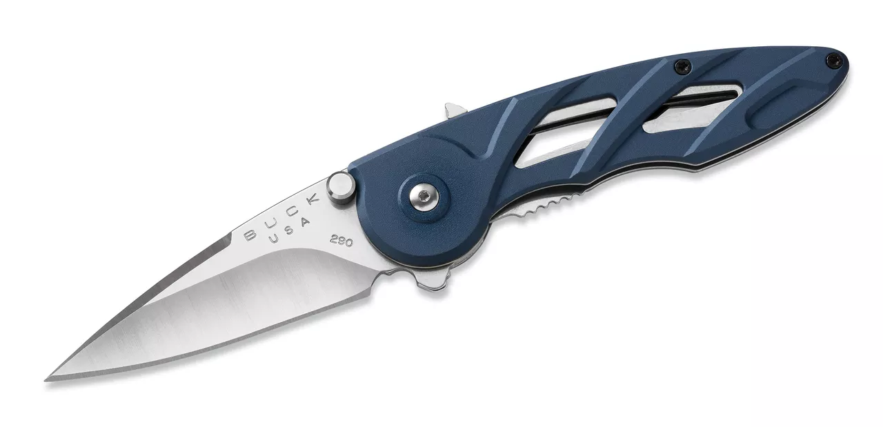Buck Knives 290 Rush Blue Folding Knife 290BLS1 (Out of Production)