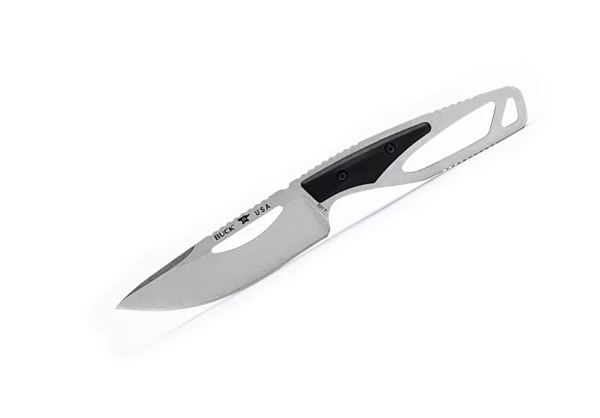 Buck Knives 631 Paklite Field Select, Black Handle, 4″ 420HC Fixed Blade Knife W/ Sheath