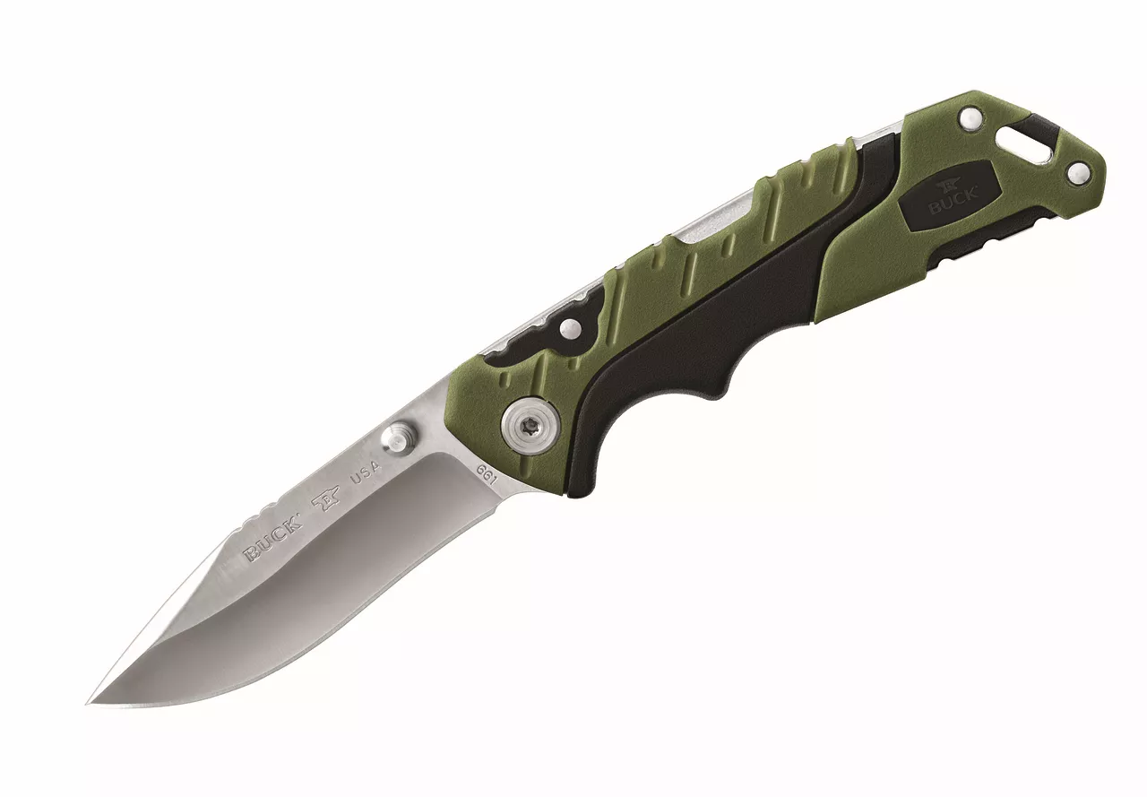 Buck Knives 661 Pursuit Small Folding Knife With Sheath 0661GRS