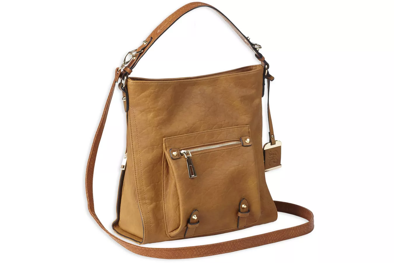 Bulldog Hobo Anna Purse with Holster – Cognac