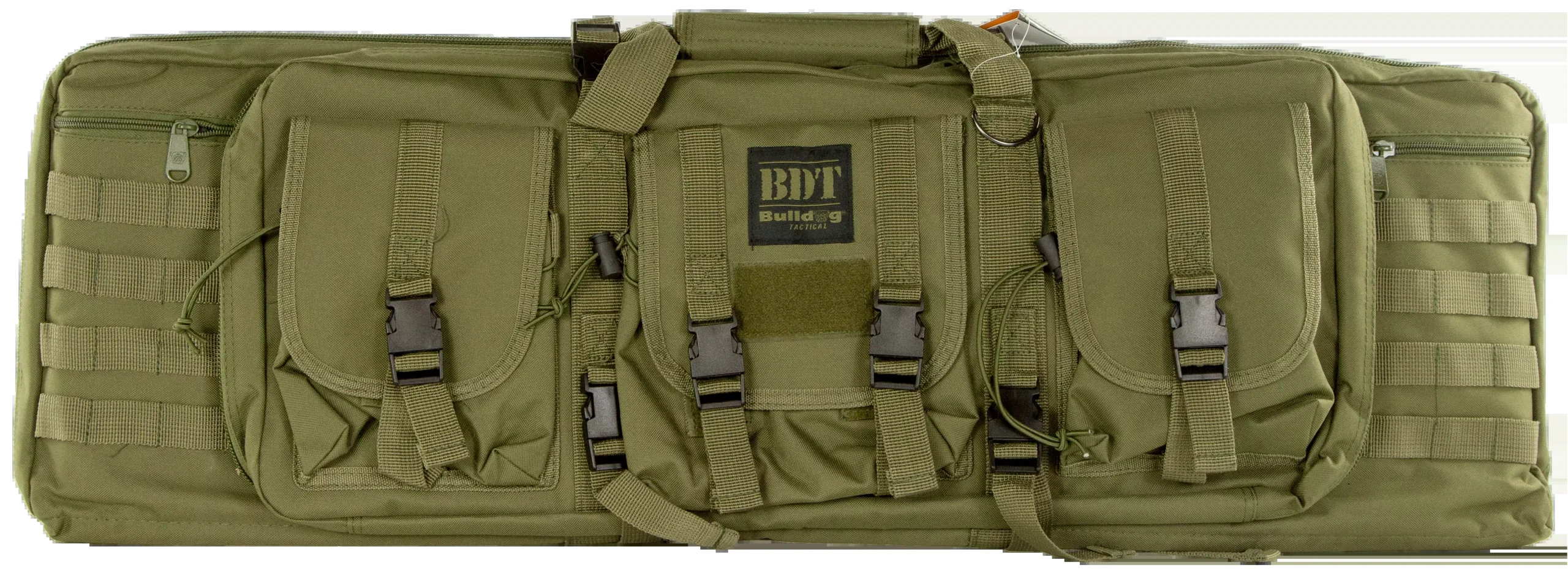Bulldog Tactical Single Rifle Case 43 in Seal Gray, Lockable Pockets & Padded Straps, BDT40-43SG