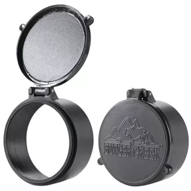 Butler Creek Flip-Open Scope Cover Objective Size 26 Polymer Black, 30260