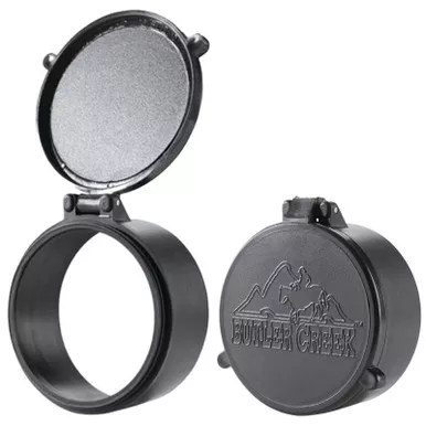 Butler Creek Flip-Open Scope Cover Objective Size 46 Polymer Black, 30460