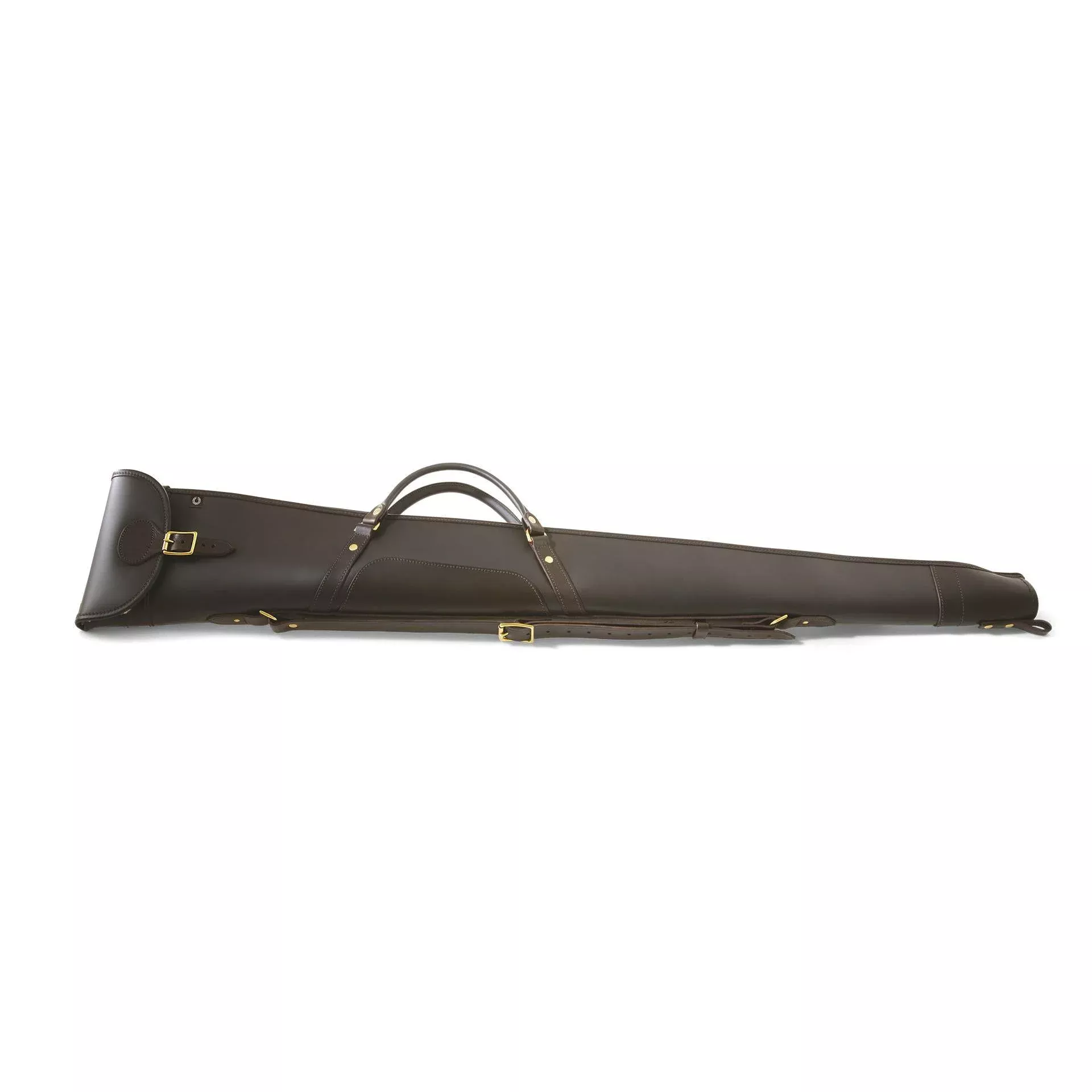 Byland Leather Shotgun Slip with Flap and Zip and Carry Handles