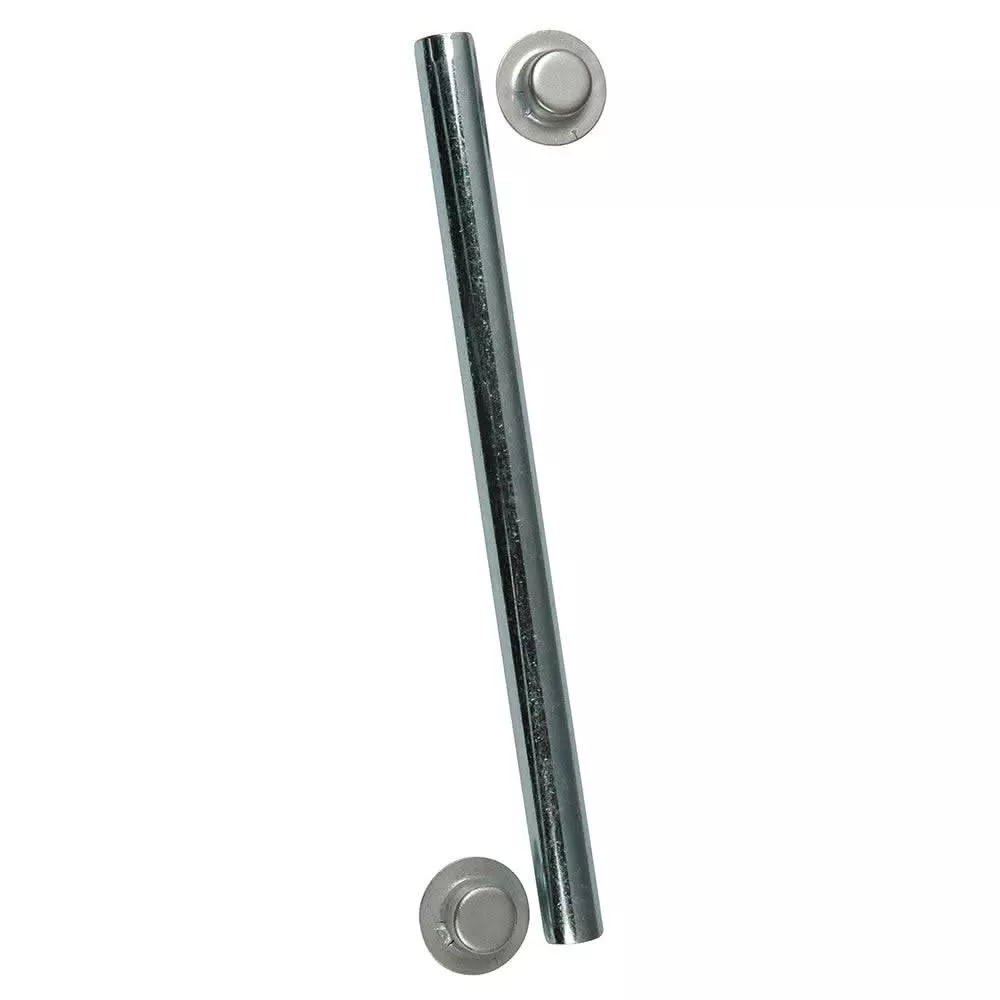 C.E. Smith Package Roller Shaft 1/2" x 6-1/4" with Cap Nuts - Zinc - 10701A