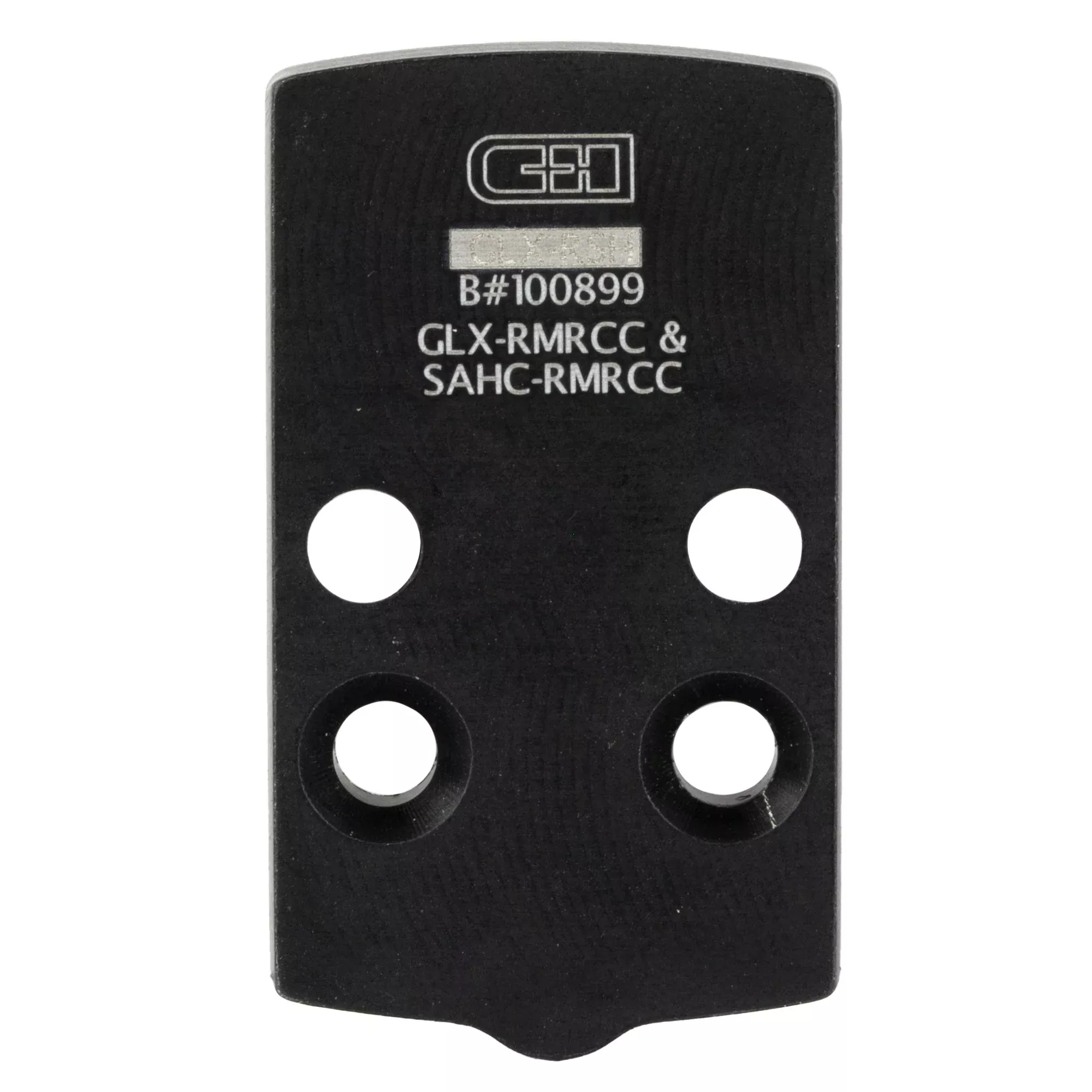 C&H Precision Weapons Glock 43X/48 MOS to Trijicon RMRcc Optic Plate Adapter, GLX-RMRcc