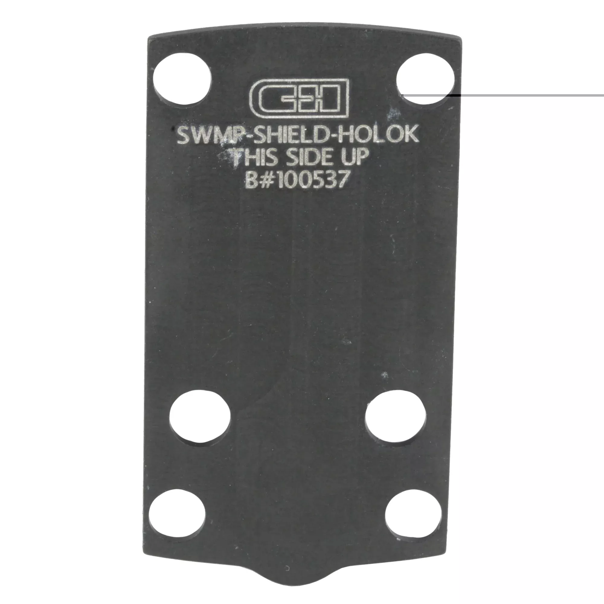 C&H Precision Weapons Smith & Wesson M&P Shield 2.0 Optic Adapter Plate for Holosun 407K/507K, SWMP-HOLOK-SHIELD