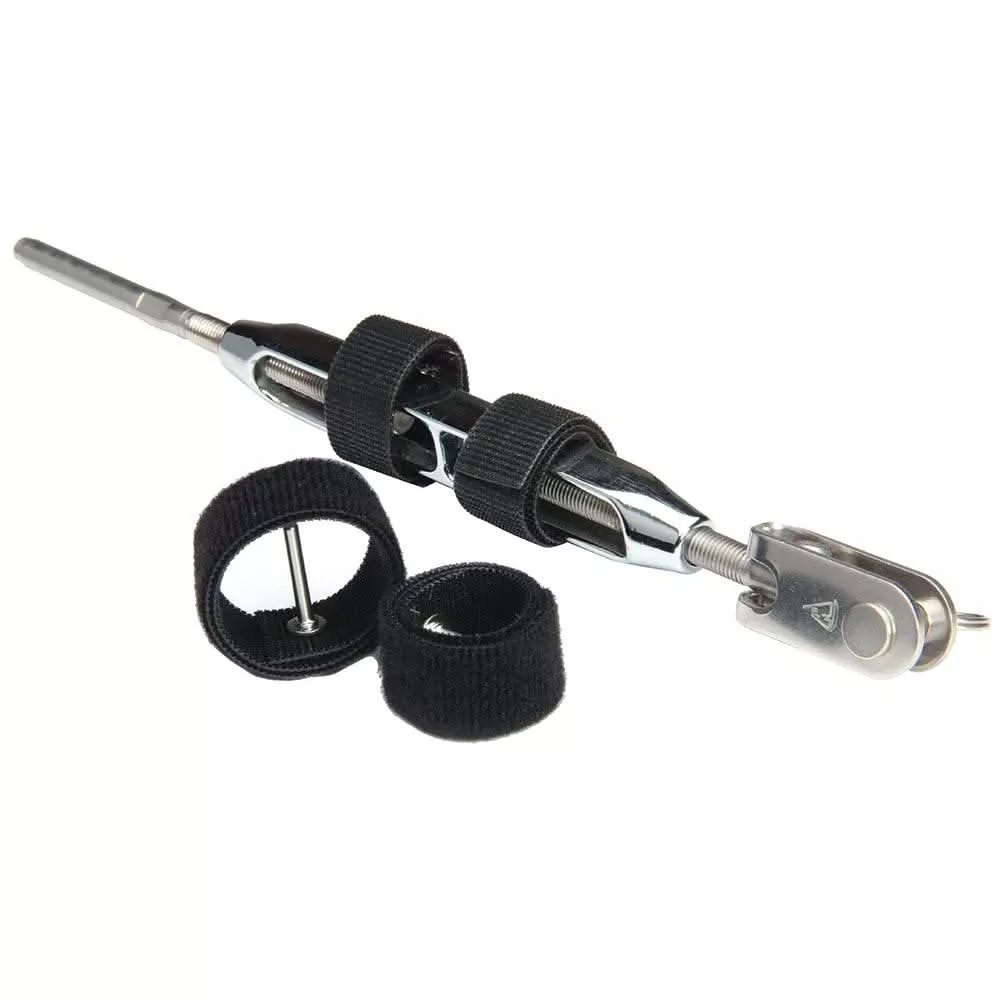 C. Sherman Johnson Wrap Pins Velcro Pin Locking Devices for Open Body Turnbuckles 5/16" & 3/8" - 2-Pack - WRAPC3-P