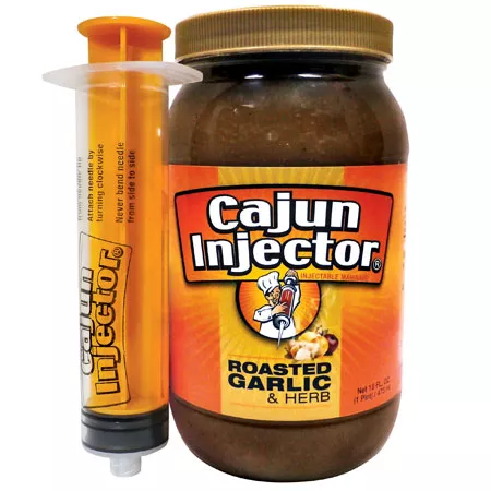 Cajun Injector Roasted Garlic Marinade With Injector 16 Oz.