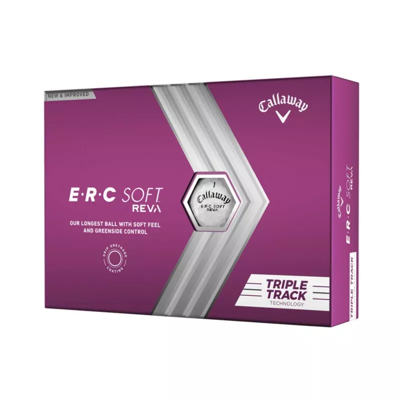 Callaway Golf 2023 ERC Soft Triple Track Golf Ball-Reva