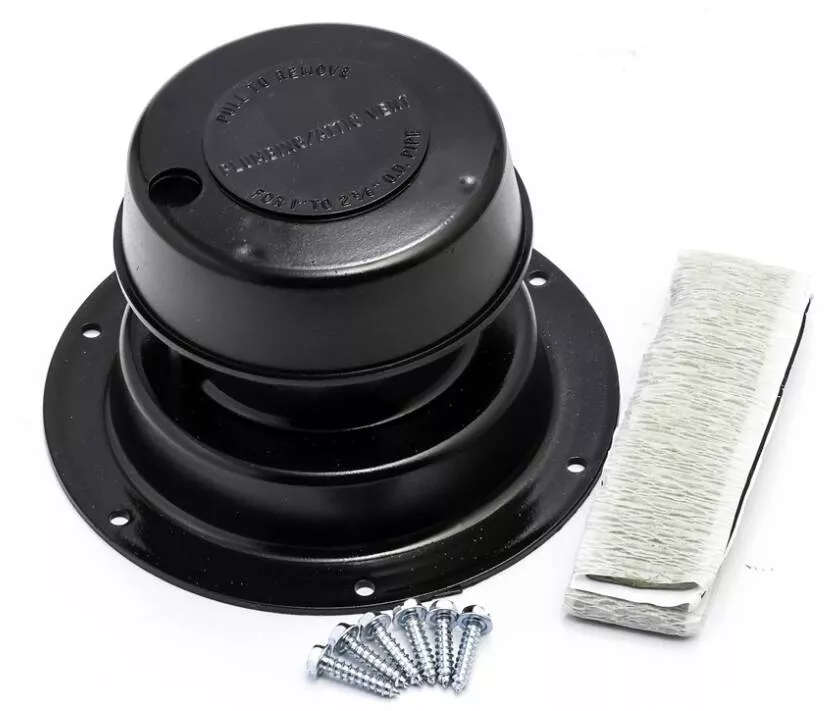 Camco Replace All Plumbing Vent Kit, Black• 40138