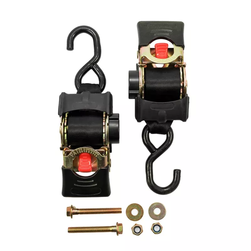 Camco Retractable Tie Down Straps – 2 Width 5.5 Bolt On