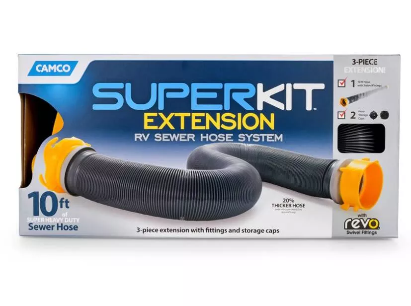 Camco SUPERKIT 10' Sewer Hose Extension• 39663