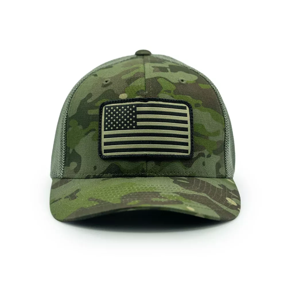 Camo Flag Flexfit Hat