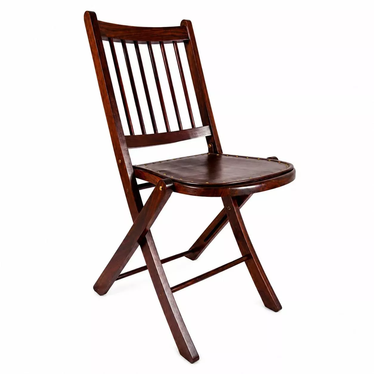 Campaign Jaipur Polo Chair with Leather Seat