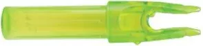 CARBON EXP NOCKS CLEAR GREEN 12pk .244