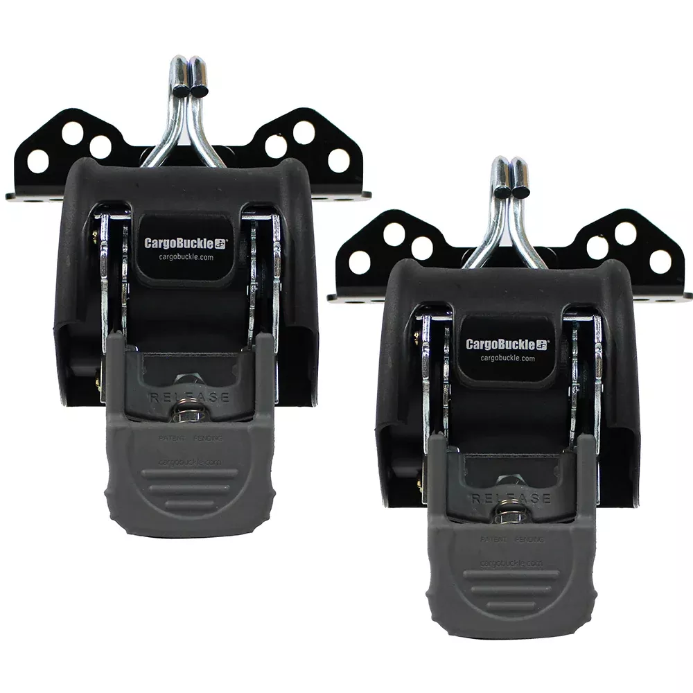 CargoBuckle Universal Ladder Rack Tie-Down System – 2 Retractable Tie-Down – 1 Pair