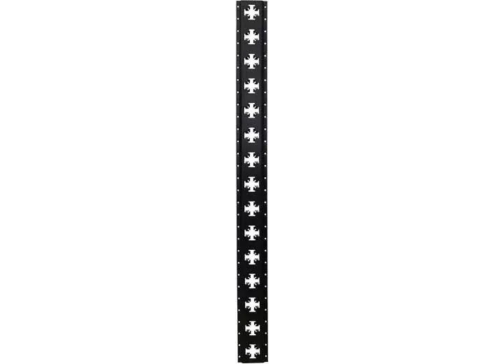 CargoSmart Matte Black Vertical X-Track Rail 60"W x 5"D• 1788