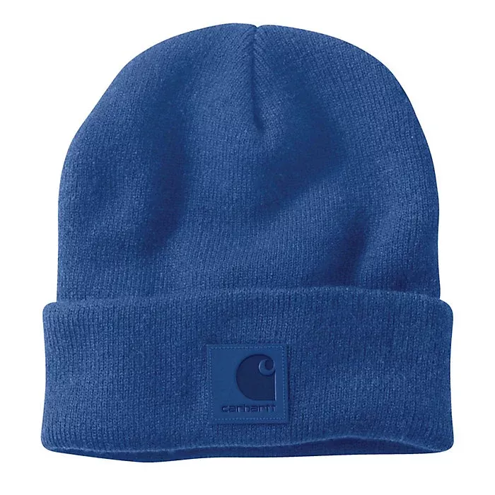 Carhartt 101070 Acrylic Watch Hat – Classic Knit Beanie with Leather Patch