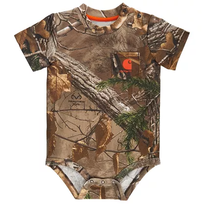 Carhartt Boys’ Infant Camo Pocket Bodyshirt