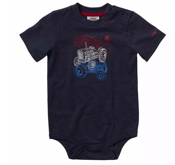 Carhartt Boys’ Infant S/S Heather Graphic Bodyshirt #CA6062