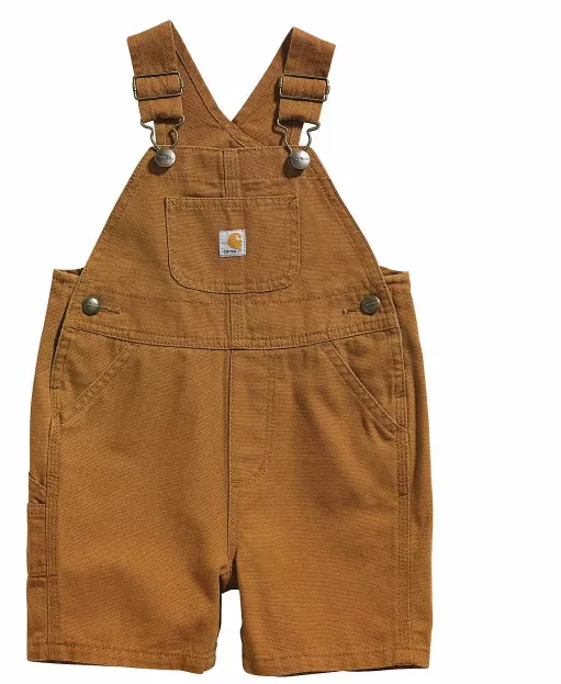 Carhartt Boys’ Toddler Canvas Bib Shortall #CM8655
