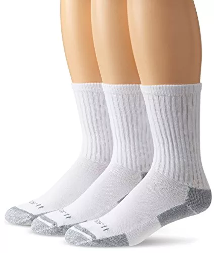 Carhartt Men’s 3 Pack All-season Cotton Crew Work Socks