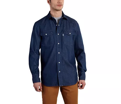 Carhartt Men’s Ironwood Denim Work Shirt