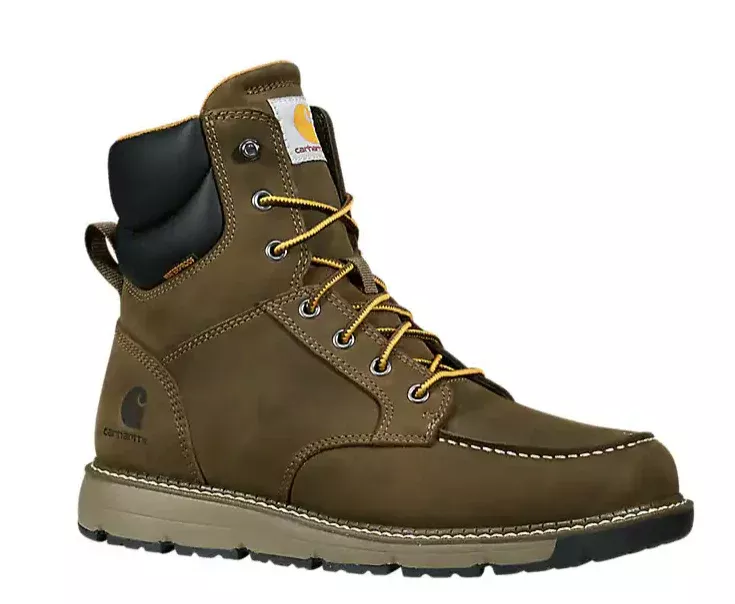 Carhartt Millbrook 6″ Waterproof Wedge Boot – Men’s Lightweight Waterproof Work Boot