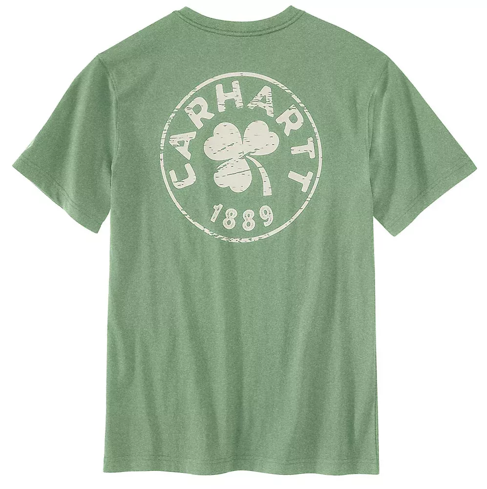 Carhartt Relaxed Fit Heavyweight Shamrock Pocket T-Shirt