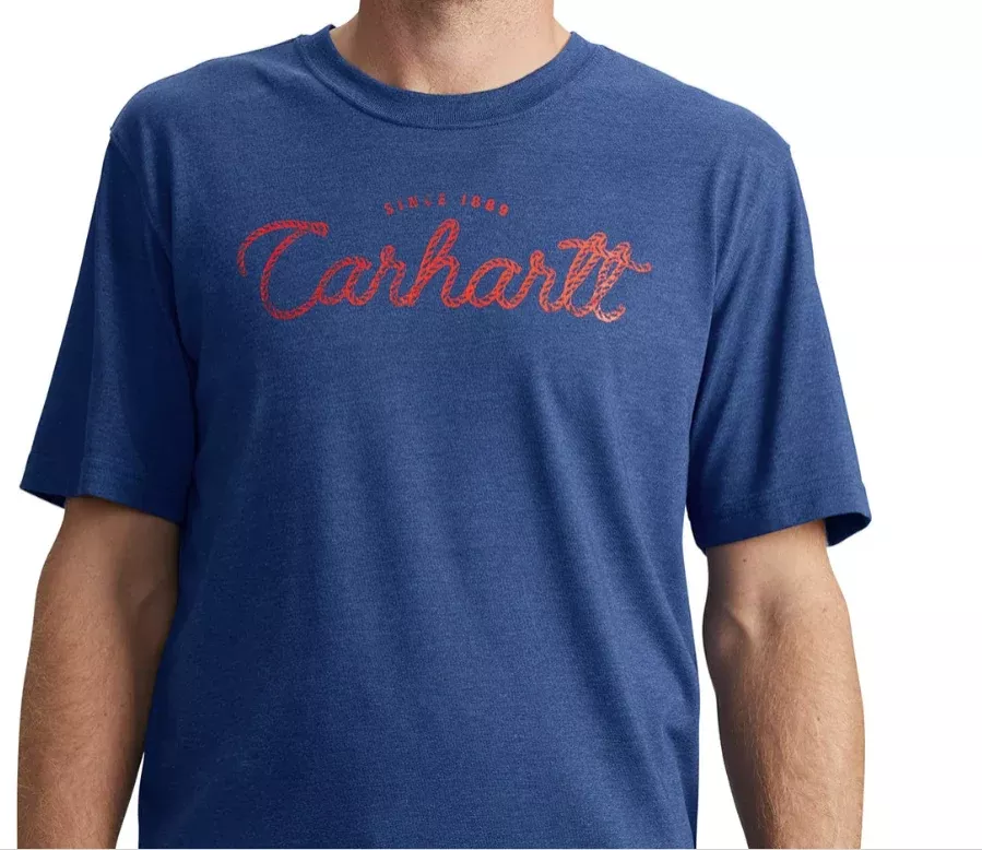 Carhartt Relaxed Fit Lightweight Short-Sleeve Script Graphic T-Shirt