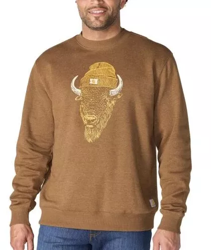 Carhartt Sawyer Bison Crewneck Sweatshirt 107732